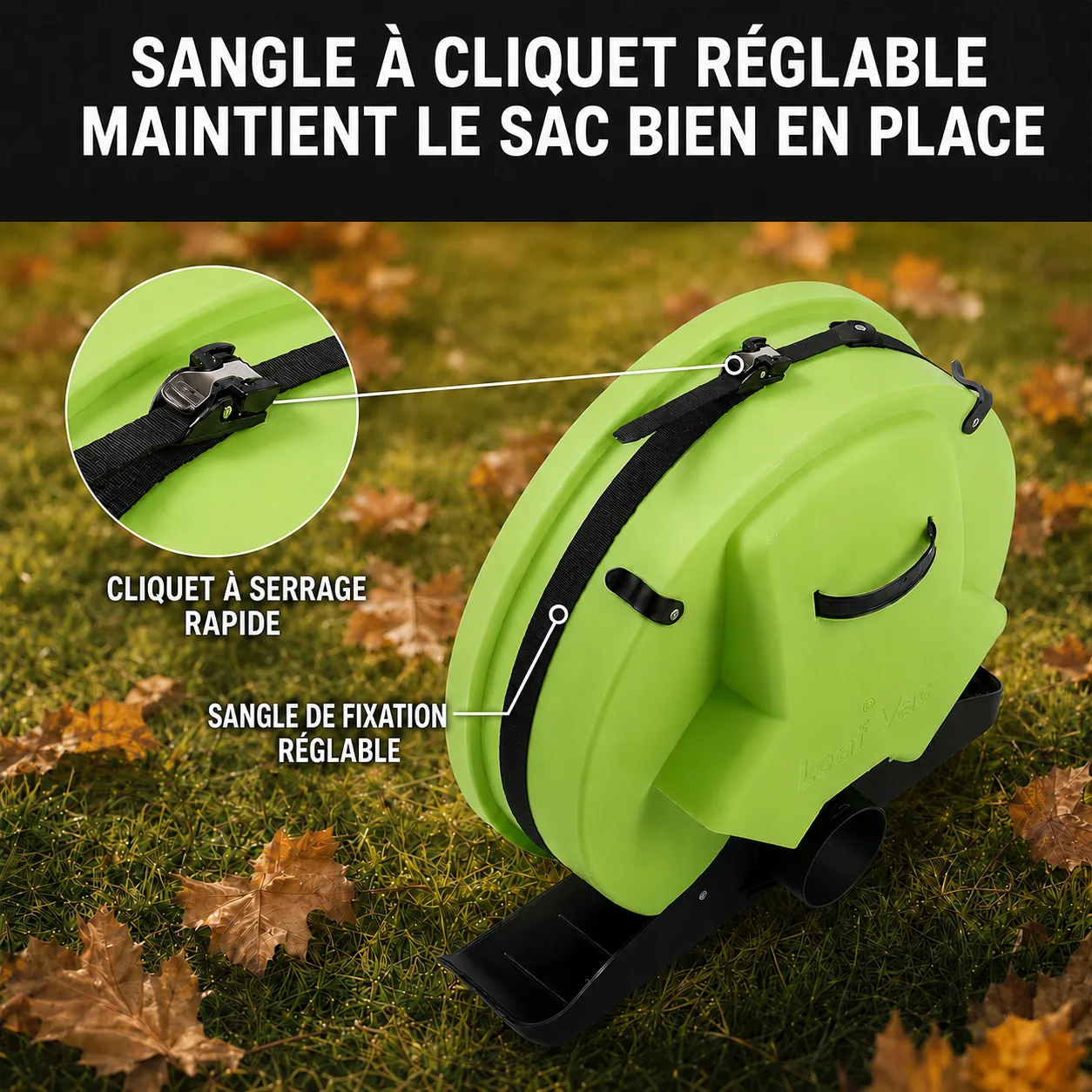 Sangle à cliquet réglable